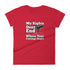 My Rights Don't End Where Your Feelings Begin Pro Gun Pro American Rights Women's short sleeve t-shirt - Mainstream Freedom